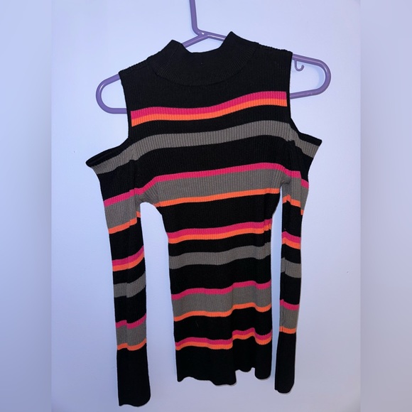Long-sleeve Striped Sweater - Picture 2 of 2
